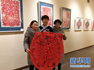 “民风·民韵·民萃--甘肃剪纸艺术十人精品展”举办